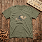 Saturn Geometry of Time - T-Shirt