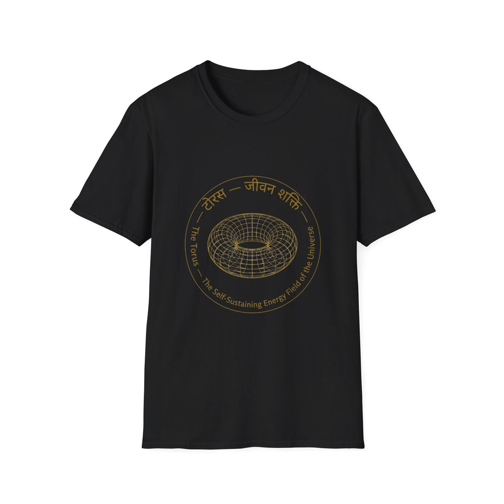 Cosmic Donut T-Shirt — The Light Body Sacred Geometry Tee