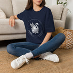 Sacred Swan T-Shirt — The Light Body Sacred Geometry Tee