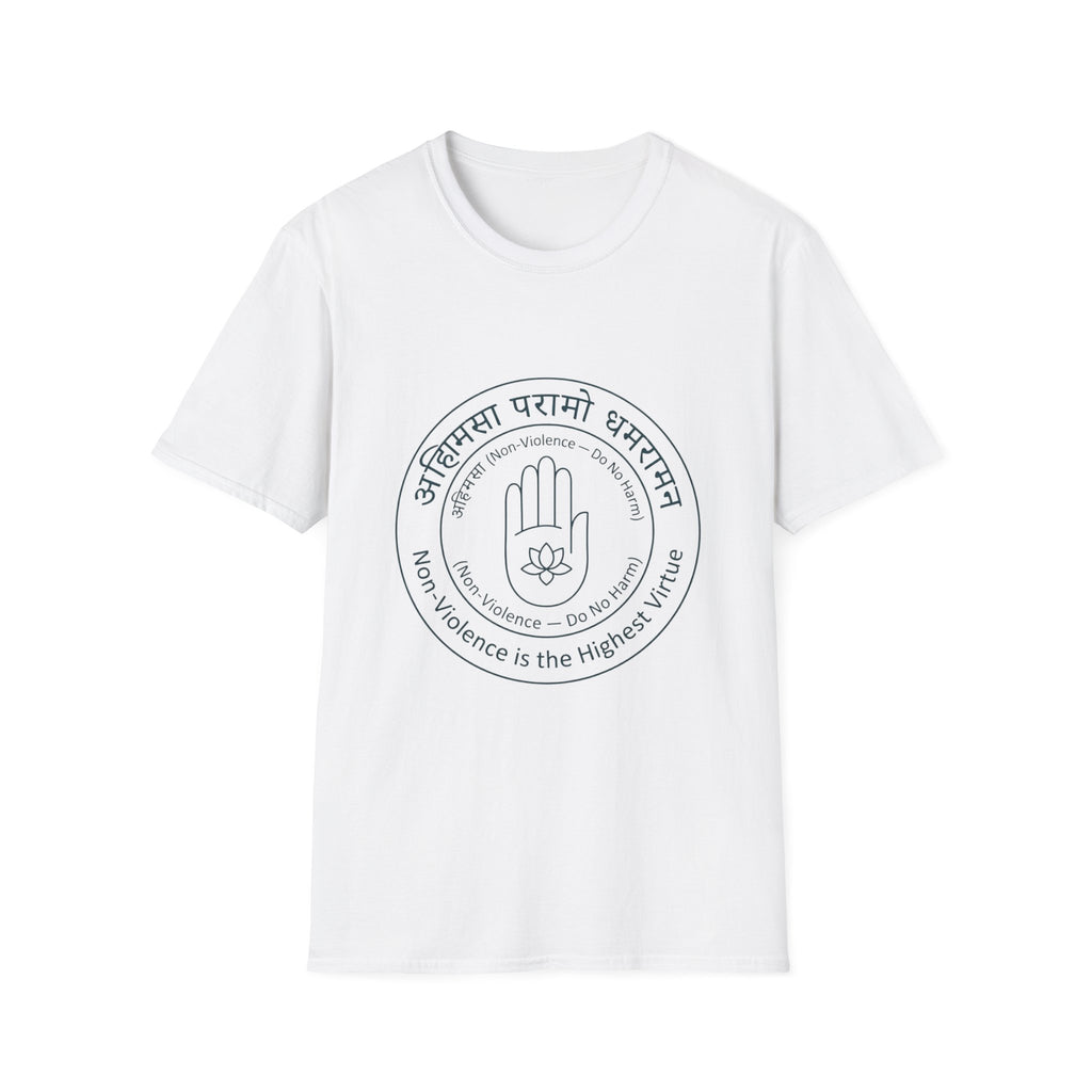 Ahimsa Non-Violence T-Shirt — The Light Body Sacred Geometry Tee
