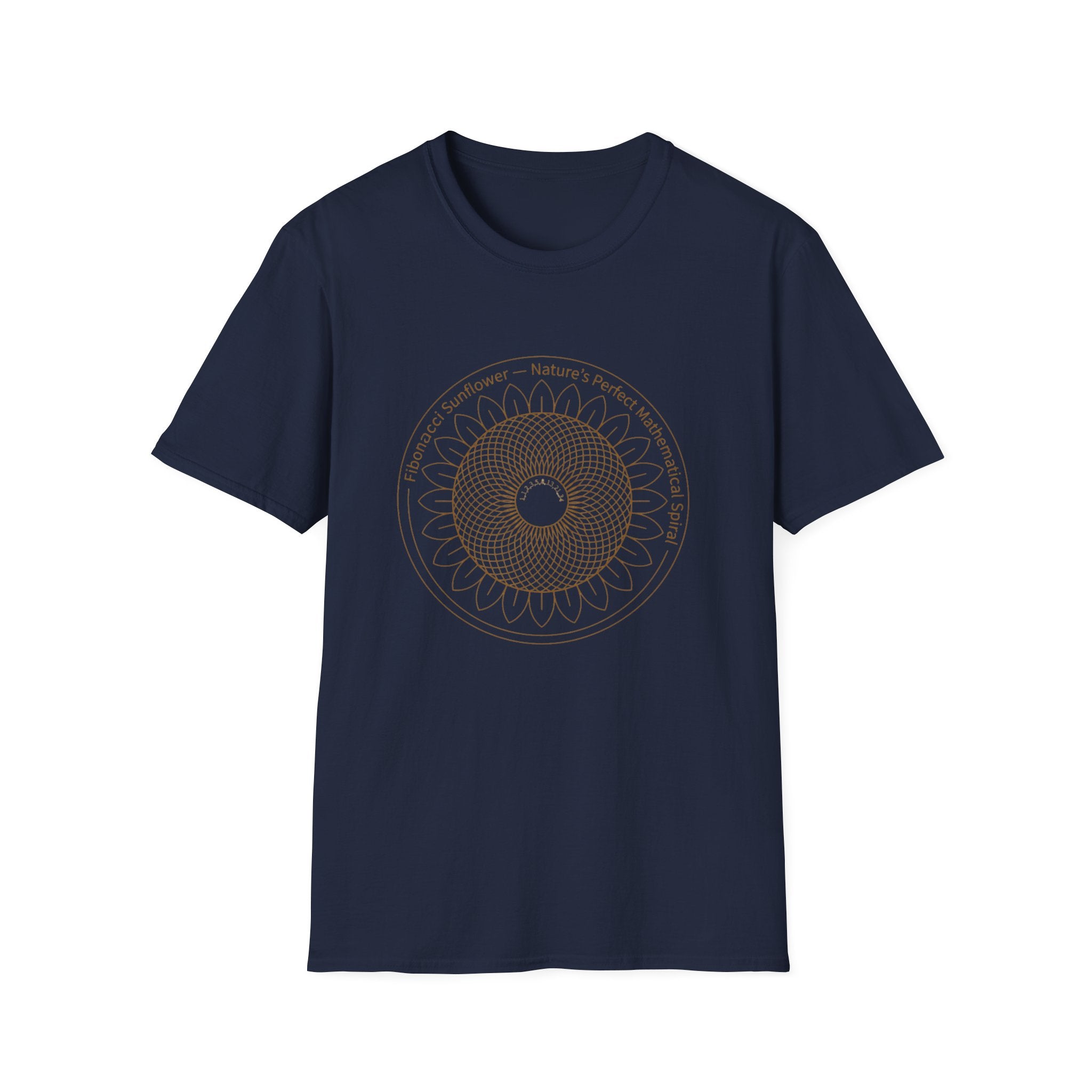 Fibonacci Sun Flower Star T-Shirt — The Light Body Sacred Geometry Tee