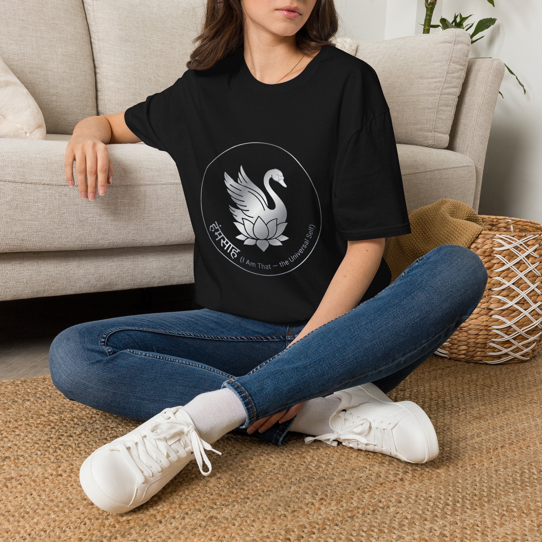 Sacred Swan T-Shirt — The Light Body Sacred Geometry Tee