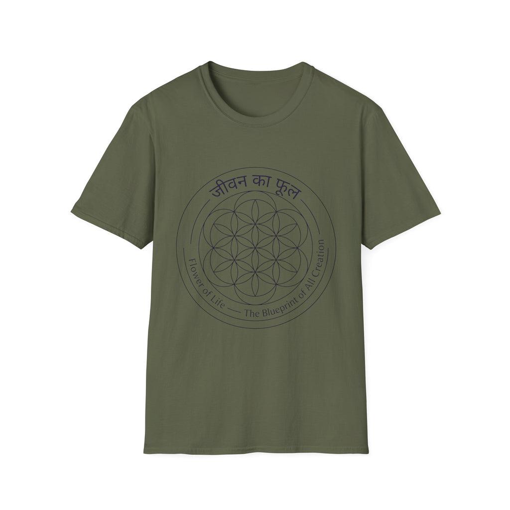 Seed of Life Pattern T-Shirt — The Light Body Sacred Geometry Tee