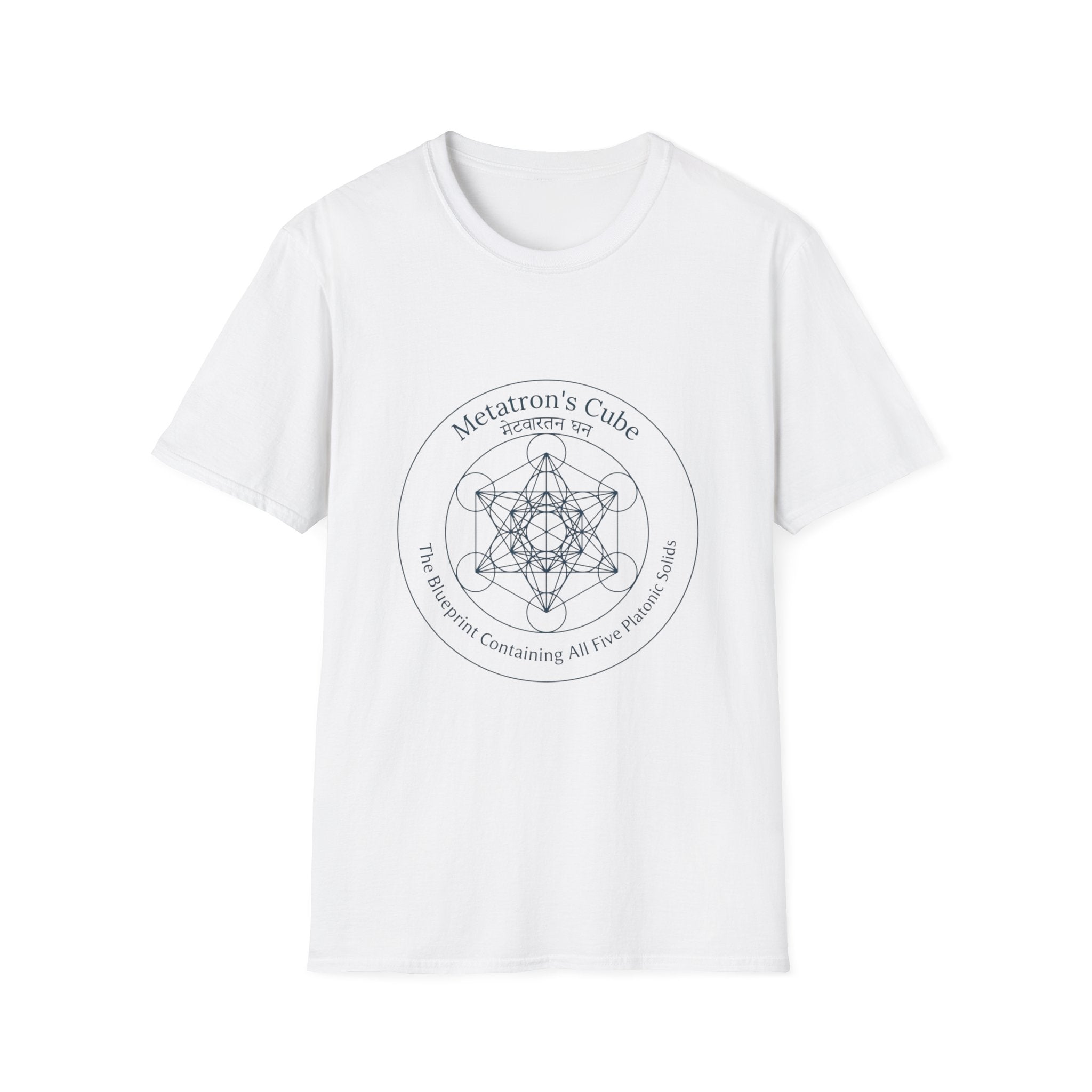 Metatron Cube T-Shirt — The Light Body Sacred Geometry Tee