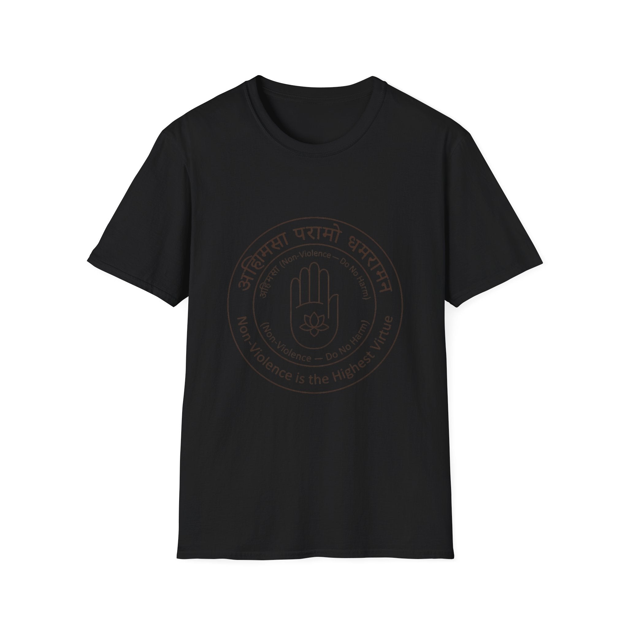 Ahimsa Non-Violence T-Shirt — The Light Body Sacred Geometry Tee
