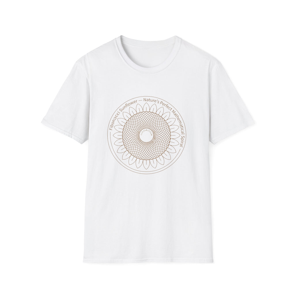 Fibonacci Sun Flower Star T-Shirt — The Light Body Sacred Geometry Tee