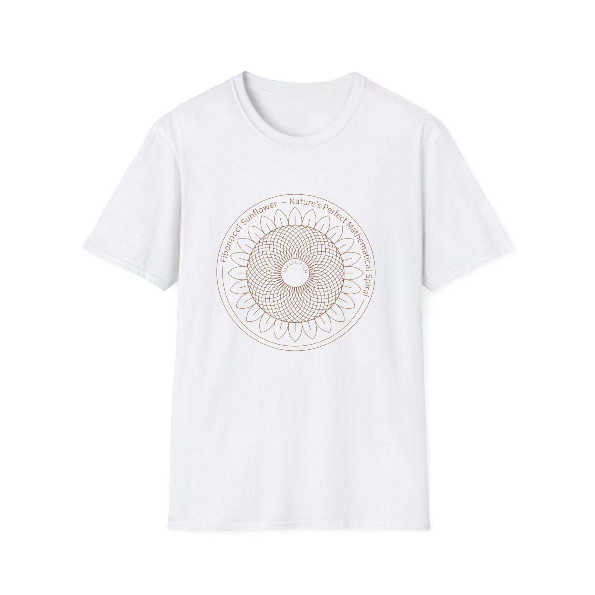 Fibonacci Sun Flower Star T-Shirt — The Light Body Sacred Geometry Tee