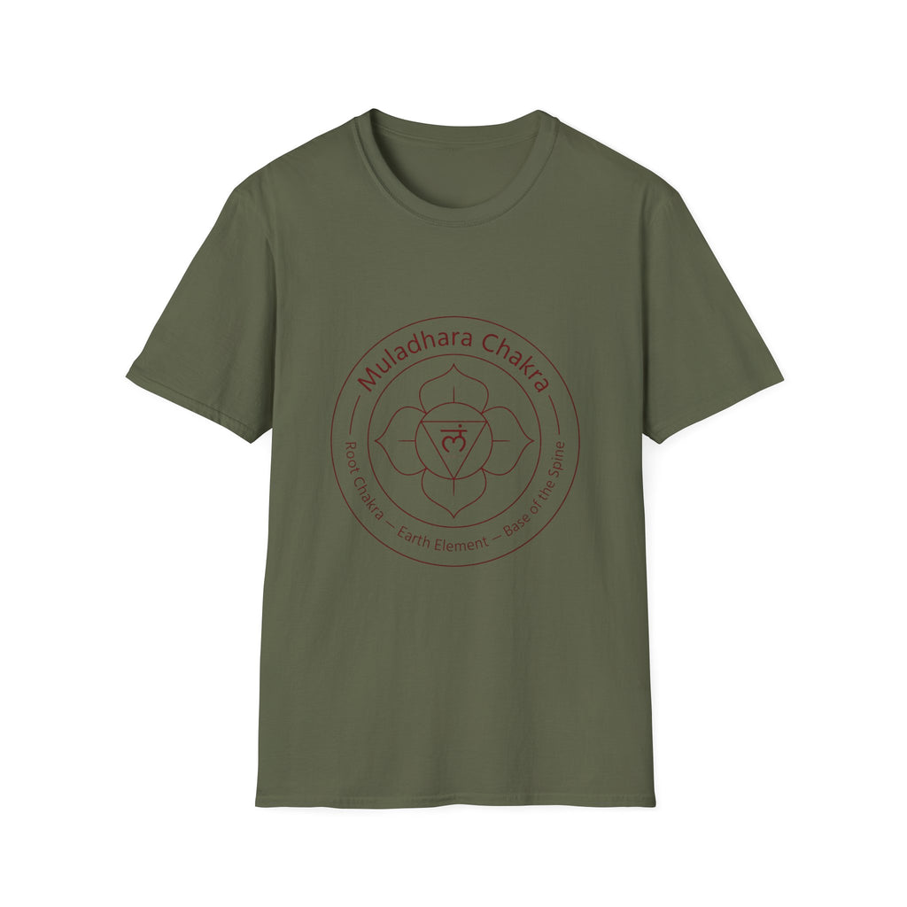 Muladhara Chakra T-Shirt — The Light Body Sacred Geometry Tee