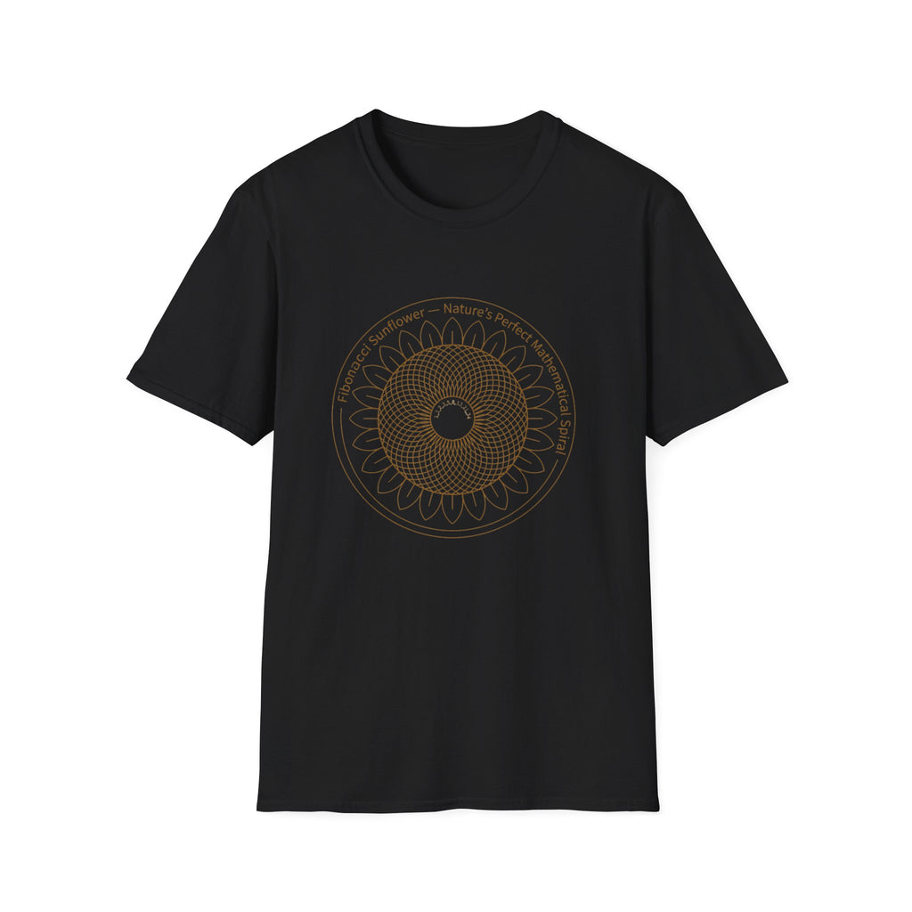 Fibonacci Sun Flower Star T-Shirt — The Light Body Sacred Geometry Tee