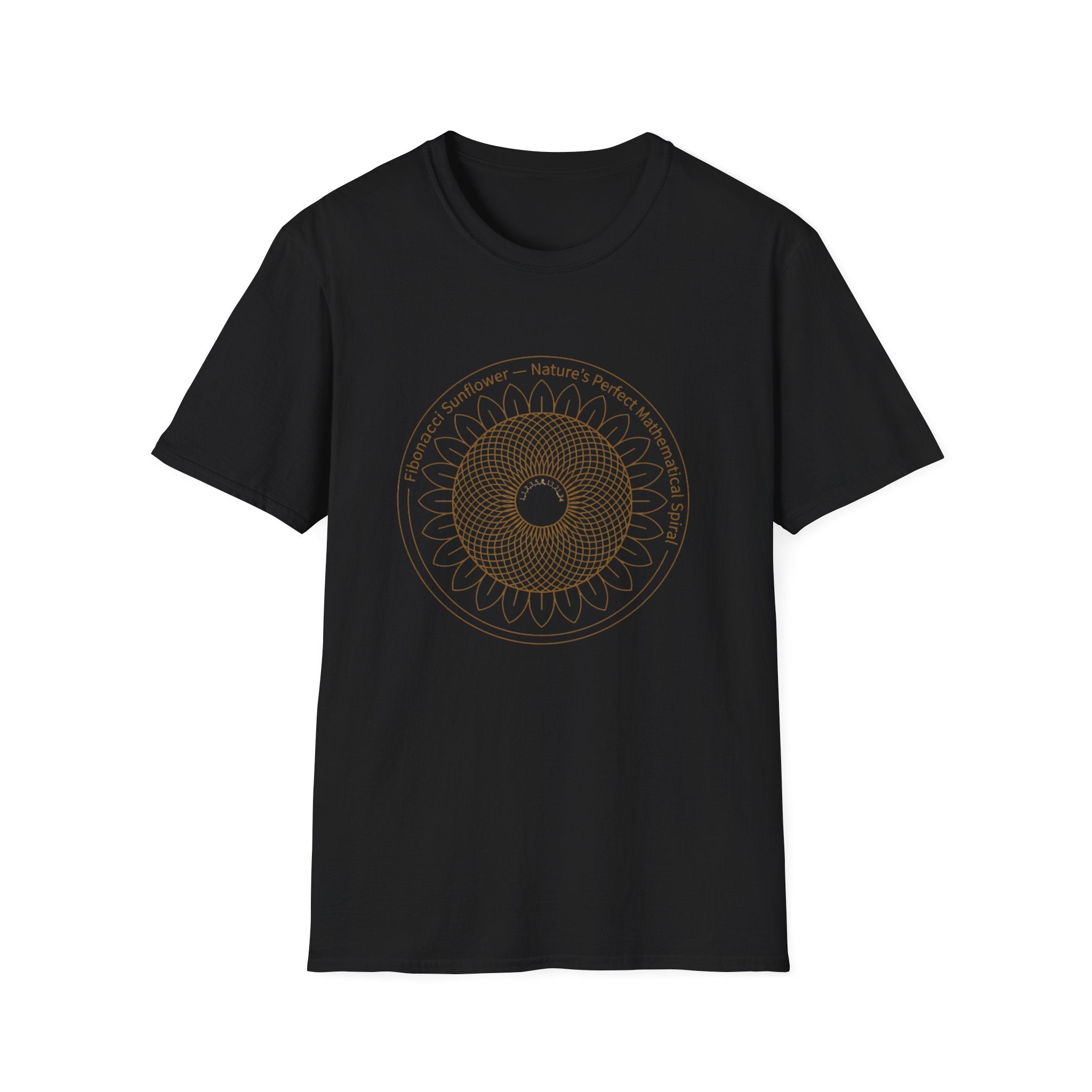 Fibonacci Sun Flower Star T-Shirt — The Light Body Sacred Geometry Tee