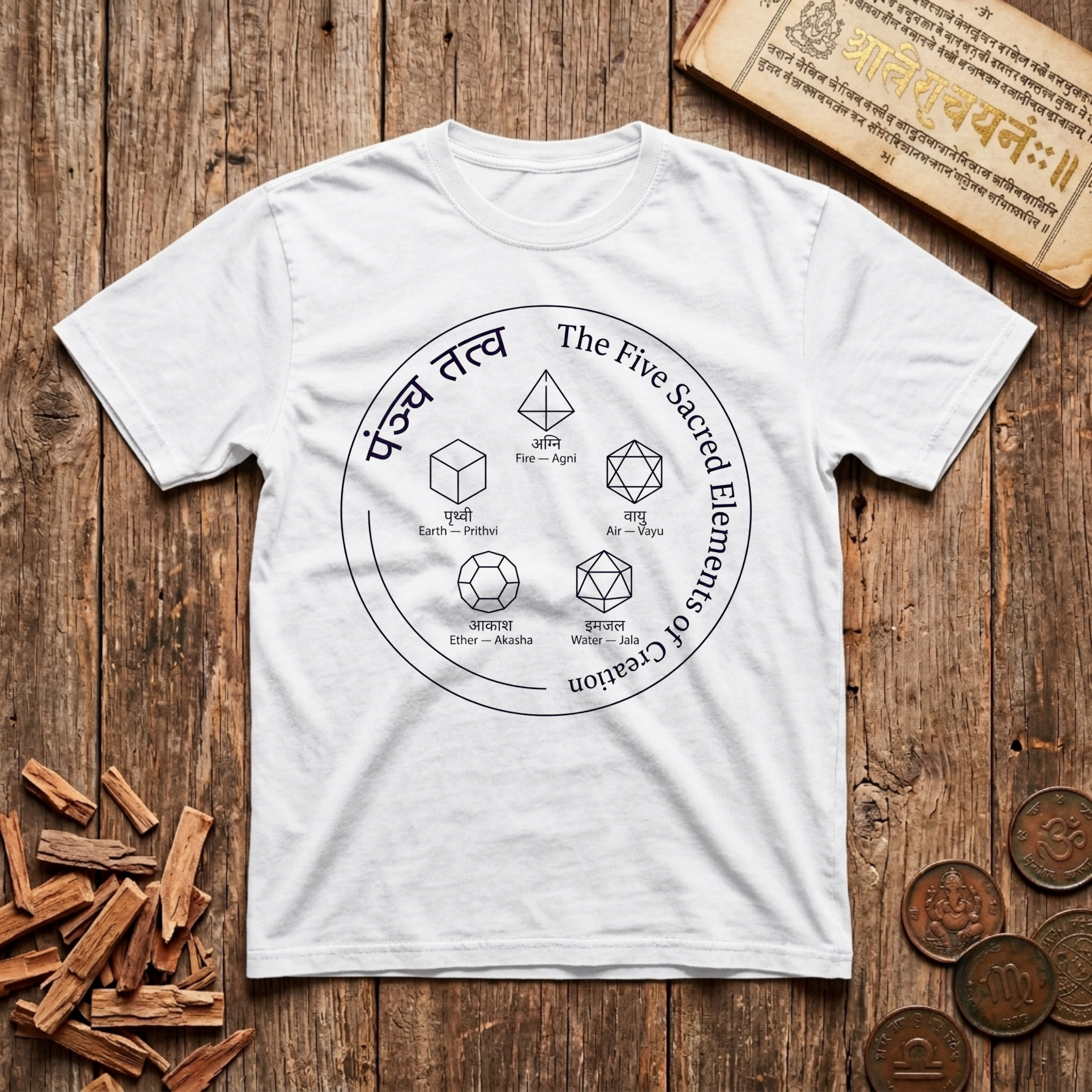 5 Sacred Elements - T-Shirt