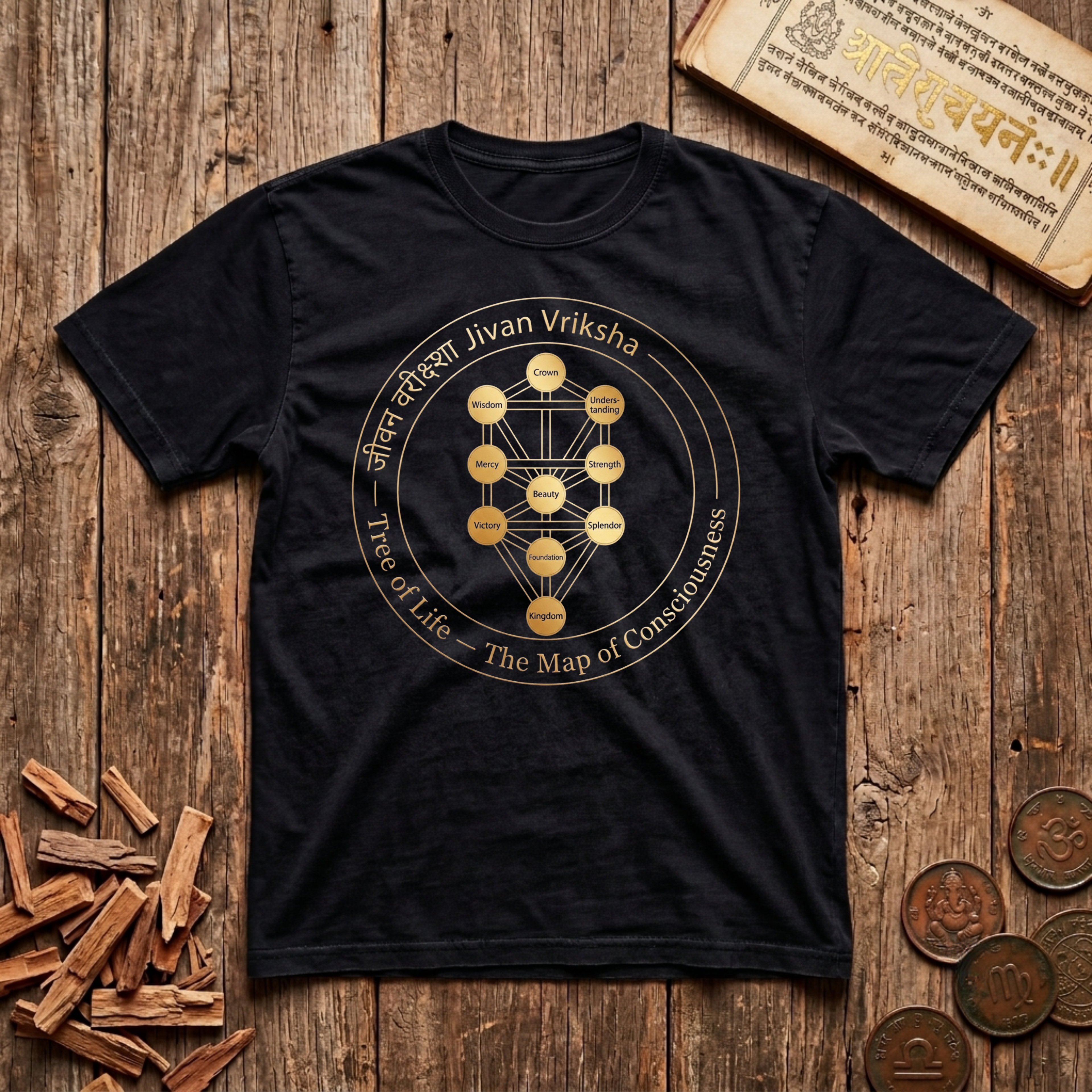 Kabbalah - The Tree of Life - T-Shirt