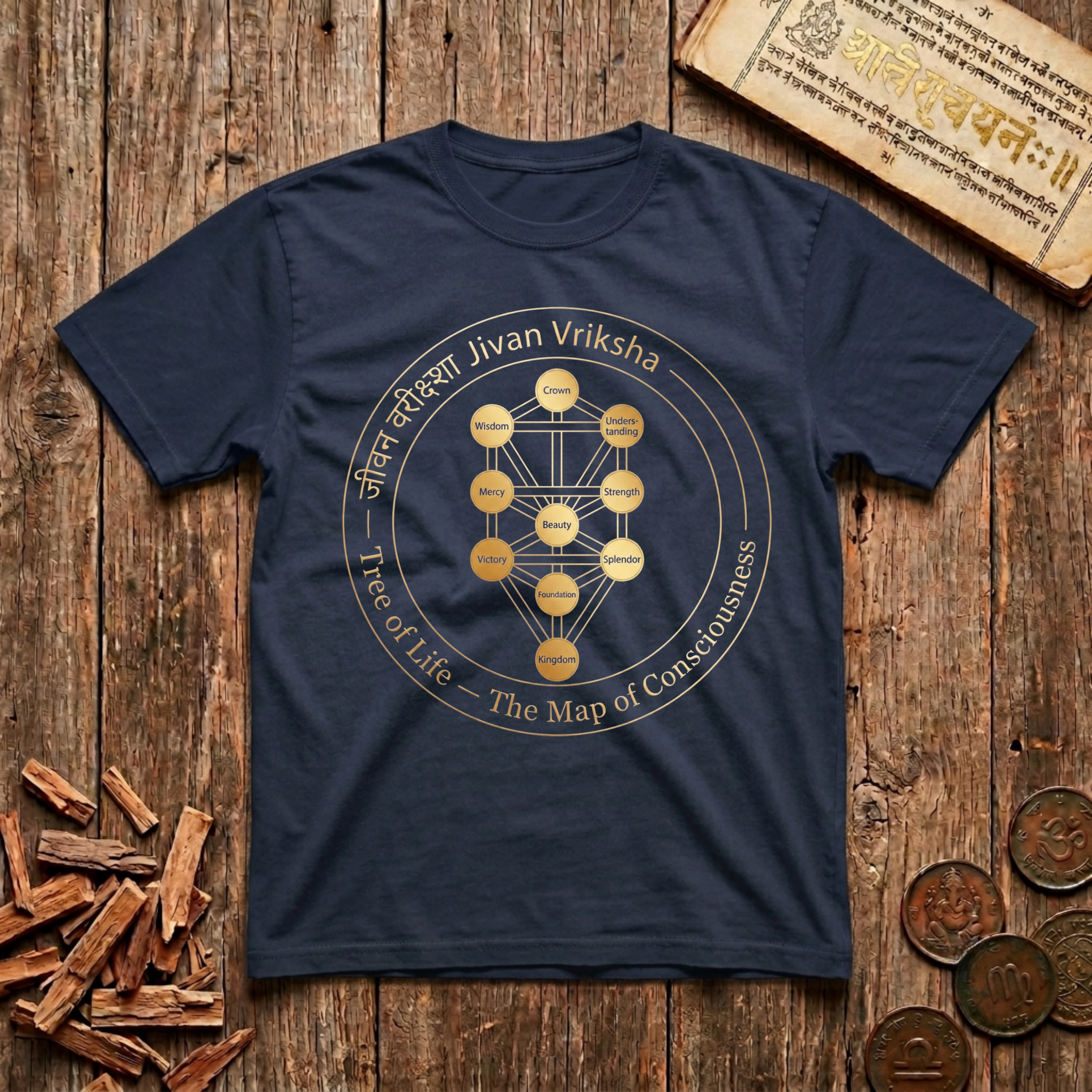 Kabbalah - The Tree of Life - T-Shirt