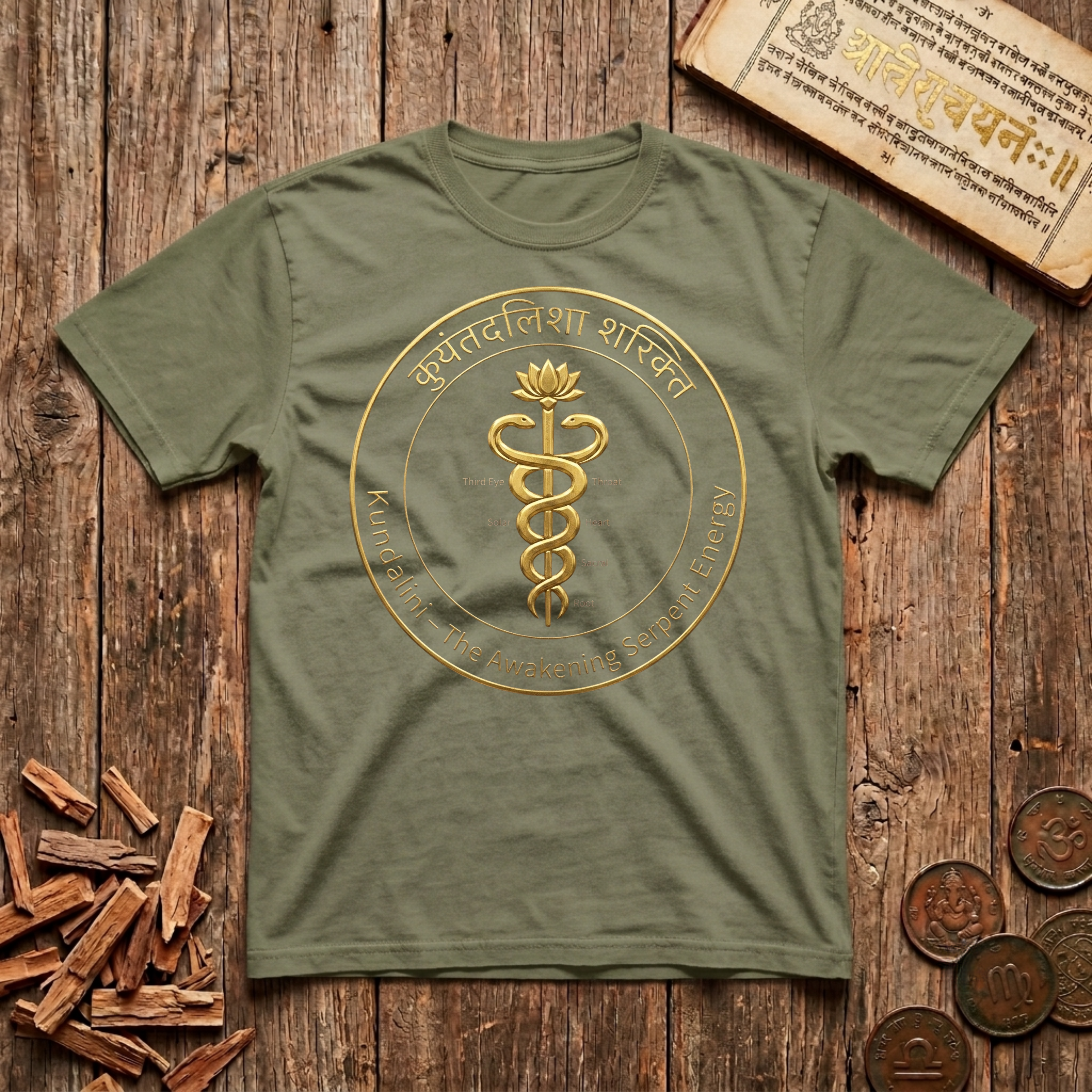 Kundalini Energy - The Awakening Serpent Energy - T-Shirt