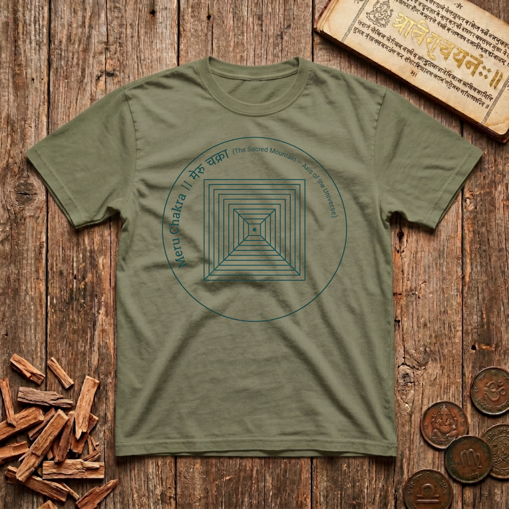 Meru Chakra - Axis of the Universe - T-Shirt