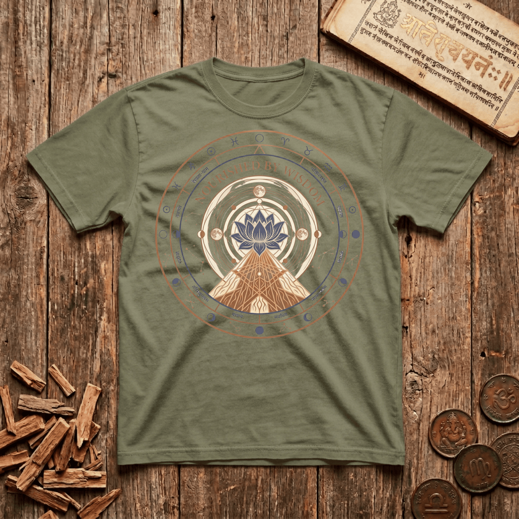 Pushya Nakshatra - Nourished By Wisdom - T-Shirt