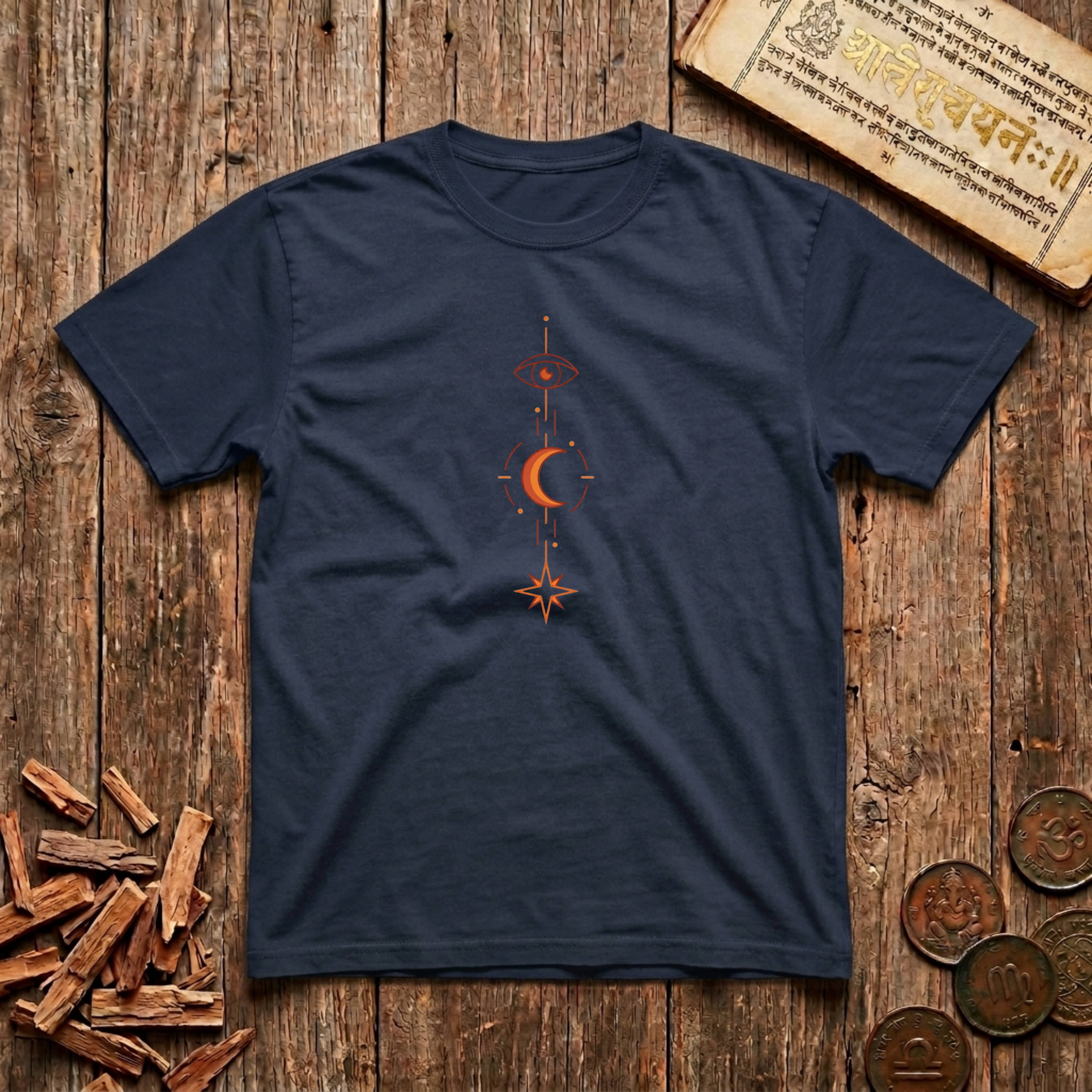 Celestial Map - Sacred Instrument - T-Shirt